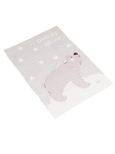 Takaró 75x100 cm Dreamy bear SZÜRKE