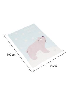 Takaró 75x100 cm Dreamy bear KÉK