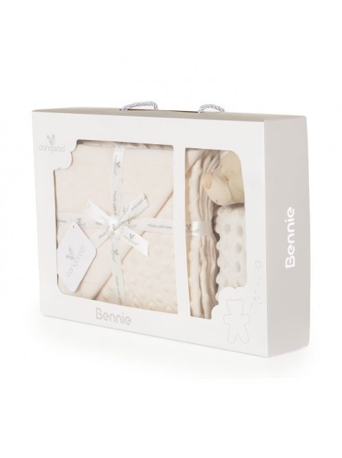 BENNIE takaró nyunyókával 75x100cm BÉZS