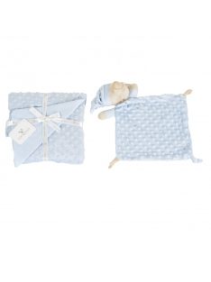 BENNIE takaró nyunyókával 75x100cm KÉK