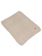 POPCORN Kötött takaró 80x100cm BÉZS/vbarna