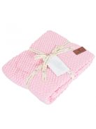 POPCORN Kötött takaró 80x100cm RÓZSA