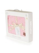 POPCORN Kötött takaró 80x100cm RÓZSA