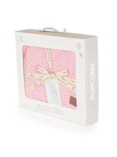 POPCORN Kötött takaró 80x100cm RÓZSA