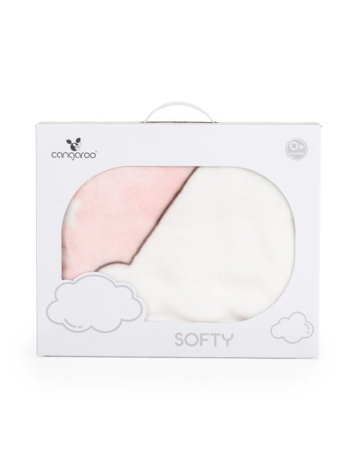 TAKARÓ SOFTY pihe puha kicsi 80*110cm  jegesmedvés PINK