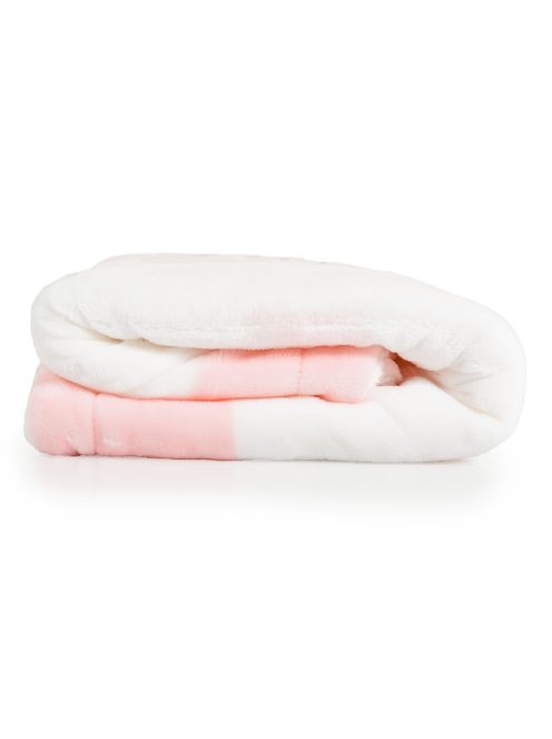 Baba takaró LITTLE FRIENDS 80x110 cm erdei állatos PINK