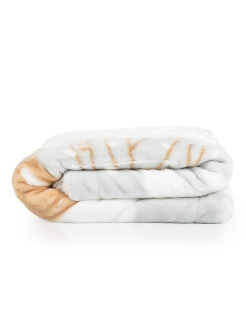 Baba takaró LITTLE FRIENDS 80x110 cm erdei állatos SZÜRKE