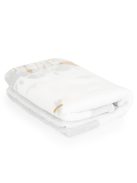 Baba takaró LITTLE FRIENDS 80x110 cm erdei állatos SZÜRKE