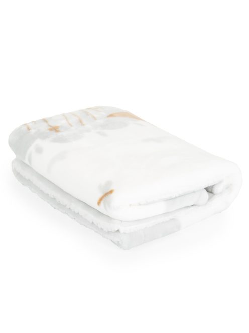 Baba takaró LITTLE FRIENDS 80x110 cm erdei állatos SZÜRKE