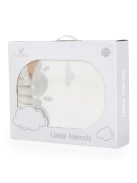 Baba takaró LITTLE FRIENDS 80x110 cm erdei állatos SZÜRKE