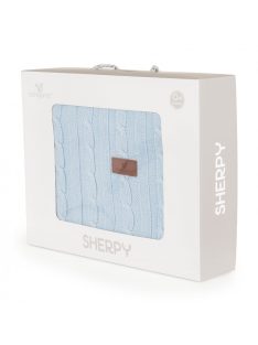 Sherpa takaró 75x100cm KÉK