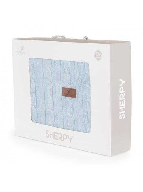 Sherpa takaró 75x100cm KÉK