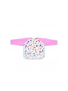 HOLDY hosszú ujjú előke zsebbel PINK