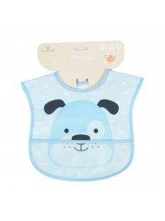 MOODY előke, zsebes, tépőzáras, kutyusos KÉK