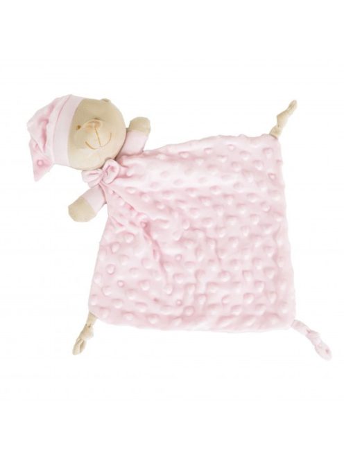 BENNIE játék, plüss szundikendő, nyunyóka RÓZSASZÍN