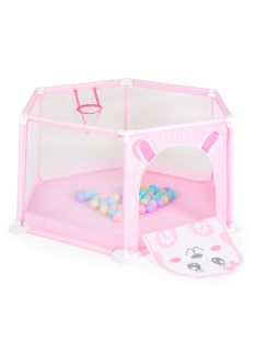 Labdamedence 146cm 50 labdával PINK