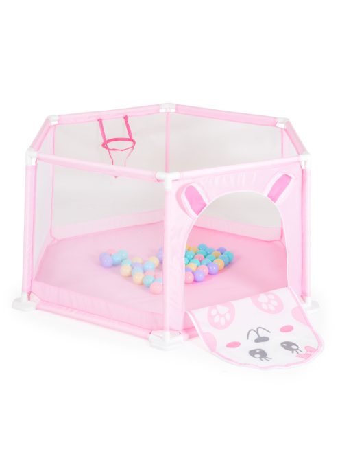 Labdamedence 146cm 50 labdával PINK