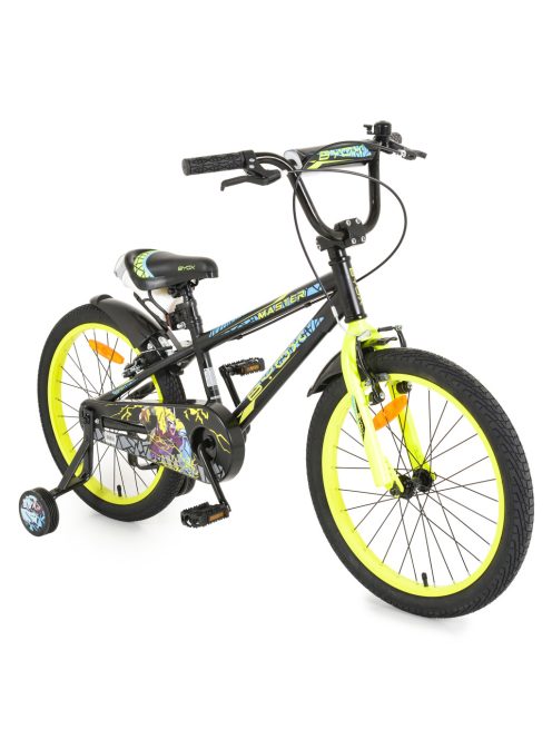 BYOX MASTER gyerek kerékpár 20as SKÉK/FEKETE 