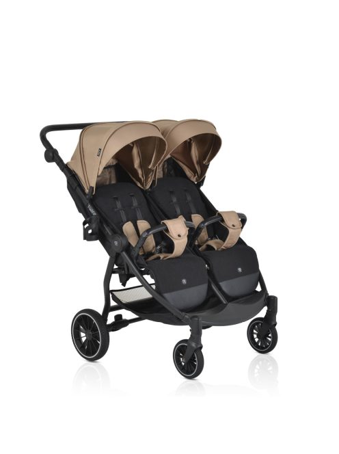 MONI TWINGO Iker babakocsi lábzsákkal CAMEL/BÉZS