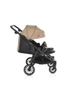 MONI TWINGO Iker babakocsi lábzsákkal CAMEL/BÉZS