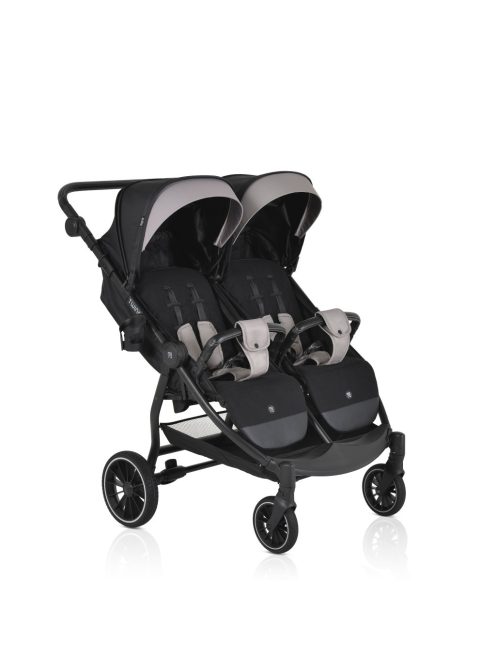 MONI TWINGO Iker babakocsi lábzsákkal ONYX/FEKETE