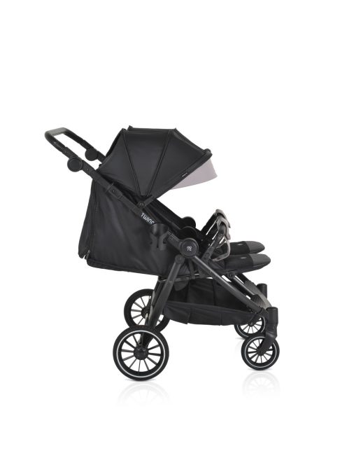 MONI TWINGO Iker babakocsi lábzsákkal ONYX/FEKETE