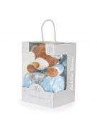 TAKARÓ Addie bear 90x75cm KÉK