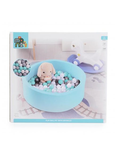 LABDAMEDENCE 200db 5,5cm labdával KÉK/TÜRKIZ