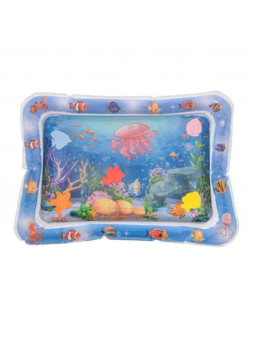 JÁTSZÓSZŐNYEG vizes, halacskákkal négyzet alakú KÉK