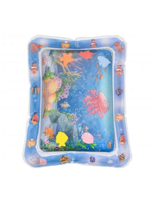 JÁTSZÓSZŐNYEG vizes, halacskákkal négyzet alakú KÉK