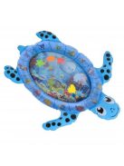 JÁTSZÓSZŐNYEG vizes, halacskákkal teknős alakú KÉK