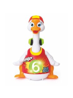 HOLA táncoló liba piros pólós 828