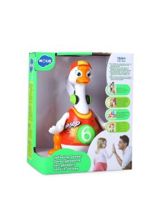 HOLA táncoló liba piros pólós 828