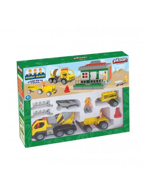 Pilsan  építőkészlet teherautós 49 dbos