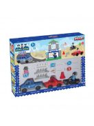 Pilsan  építőkészlet forgalomirányítós, autós 57dbos