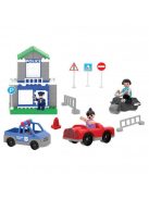 Pilsan  építőkészlet forgalomirányítós, autós 57dbos