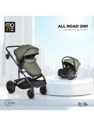 ALL ROAD babakocsi 2in1 autós hordozóval SZÜRKE