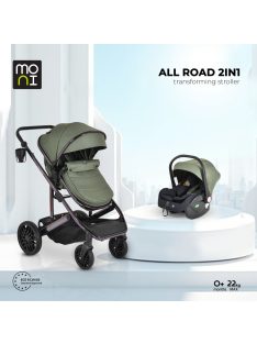 ALL ROAD babakocsi 2in1 autós hordozóval SZÜRKE