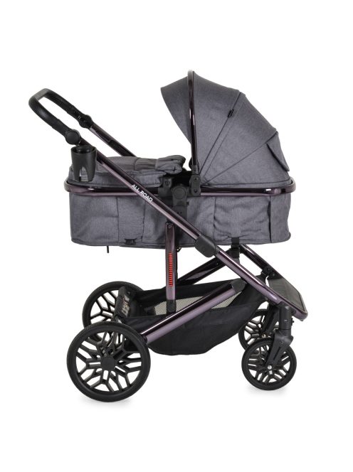 ALL ROAD babakocsi 2in1 autós hordozóval SZÜRKE