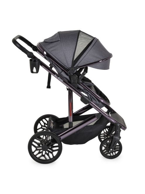 ALL ROAD babakocsi 2in1 autós hordozóval SZÜRKE