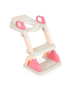   MURRAY lépcsős WC szűkítő 2 lépcsővel, fogantyúval PINK