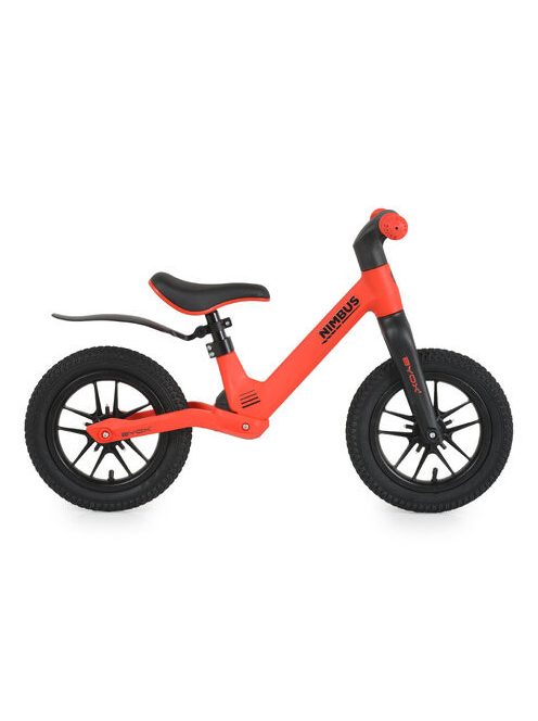 NIMBUS futóbicikli 12es fújható, világító kerekekkel PIROS