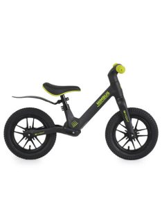   NIMBUS futóbicikli 12es fújható, világító kerekekkel FEKETE