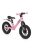 NIMBUS futóbicikli 12es fújható, világító kerekekkel PINK