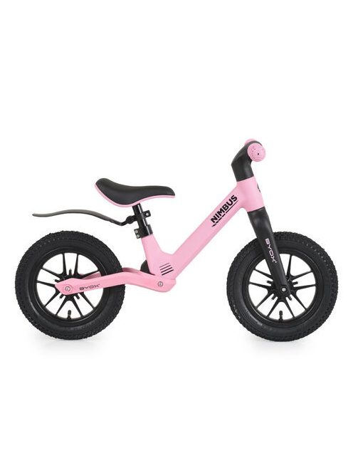 NIMBUS futóbicikli 12es fújható, világító kerekekkel PINK