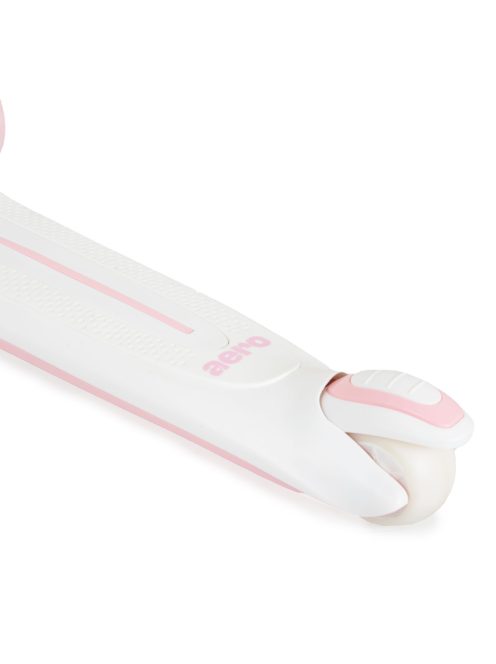 AERO roller, összecsukható, 50kg-ig, 3 kerekű, váza fehér/RÓZSASZÍN