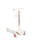 AERO roller, összecsukható, 50kg-ig, 3 kerekű, arany váz FEHÉR