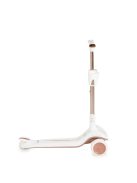 AERO roller, összecsukható, 50kg-ig, 3 kerekű, arany váz FEHÉR