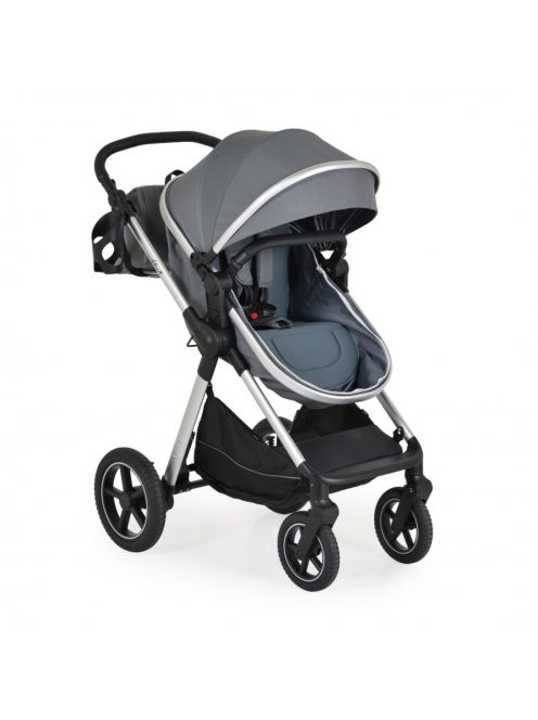 ALINA 2IN1 babakocsi SZETT átalakítható babakocsi+autós hordozó TITANIUM SZÜRKE