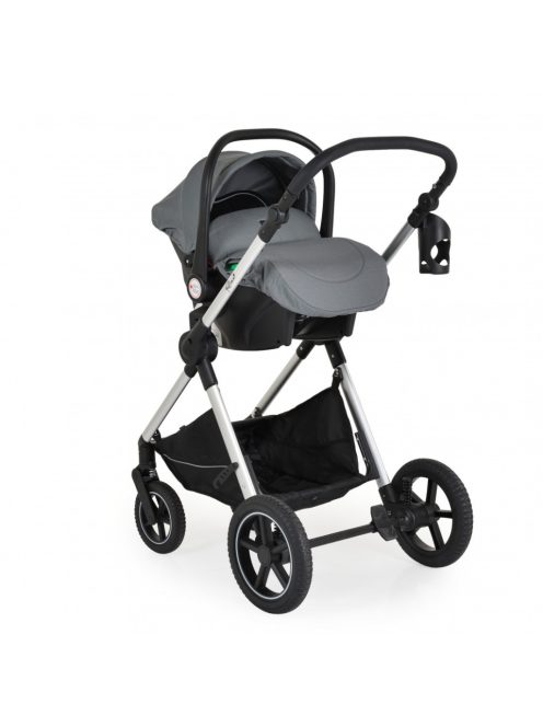 ALINA 2IN1 babakocsi SZETT átalakítható babakocsi+autós hordozó TITANIUM SZÜRKE